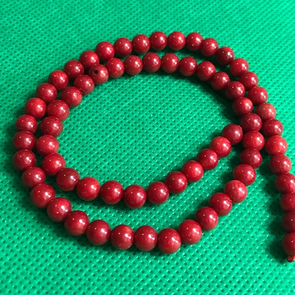 6mm red coral - Picture 3 of 8